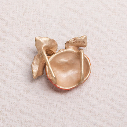 【数-SUU-】帯留め「柿」