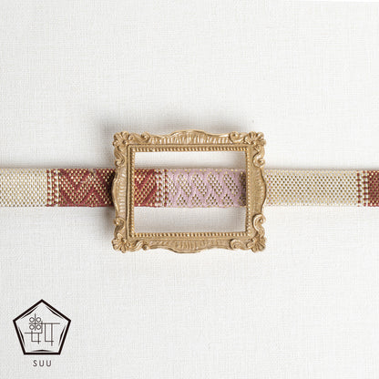 【数-SUU-】帯留め「額縁」 #組み合わせて使える