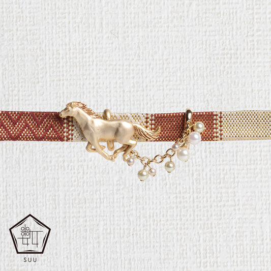 【数-SUU-】帯留め「疾駆」