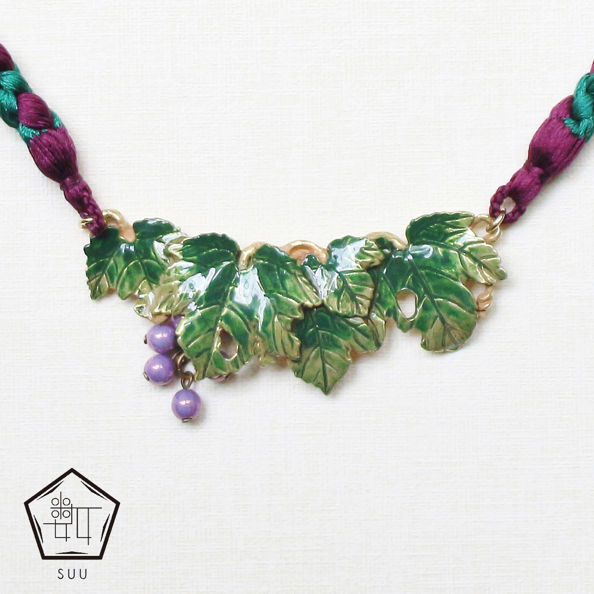 【数-SUU-】羽織紐「葡萄」