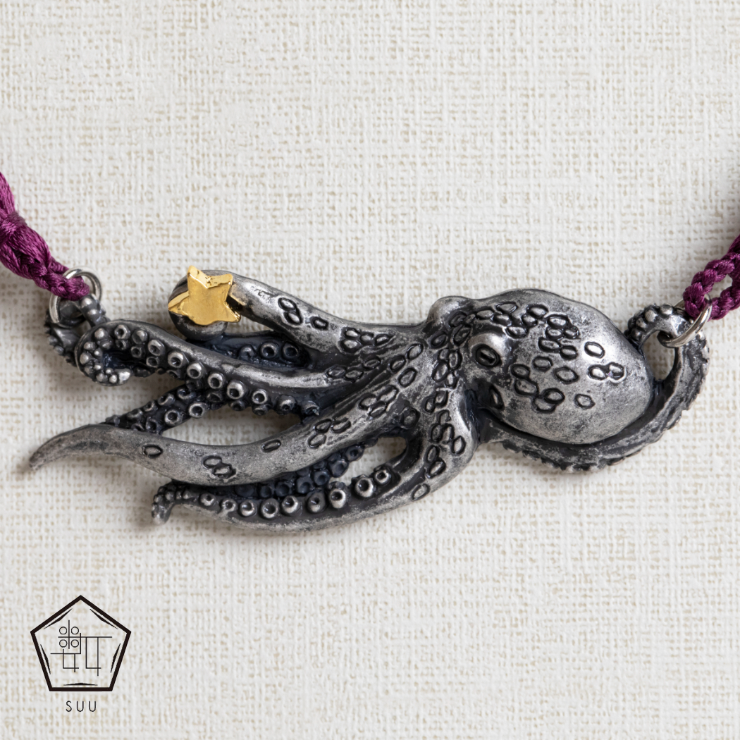 【数-SUU-】羽織紐「蛸」 #男女兼用