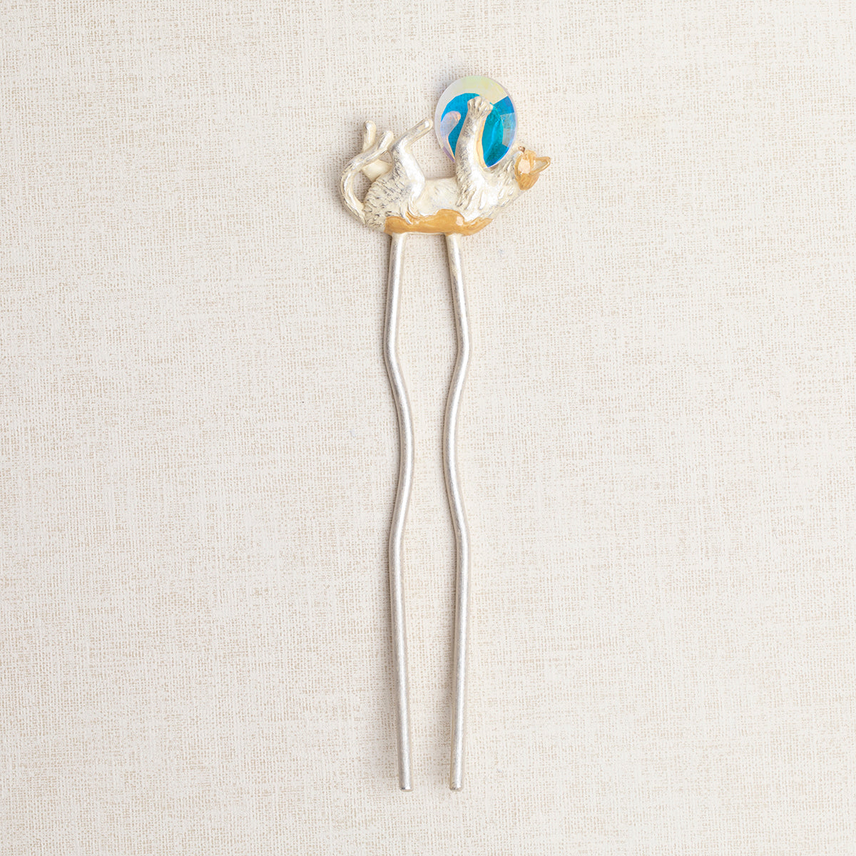 【数-SUU-】かんざし「宝猫 / Cat's Treasure」 #髪飾り