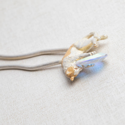 【数-SUU-】かんざし「宝猫 / Cat's Treasure」 #髪飾り