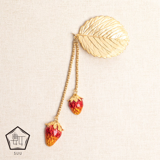 【数-SUU-】根付・帯飾り「いちご」