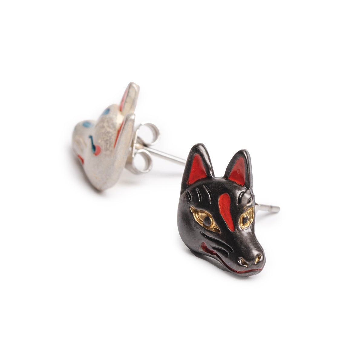 【Palnart Poc】ピアス「狐面 / Fox mask」