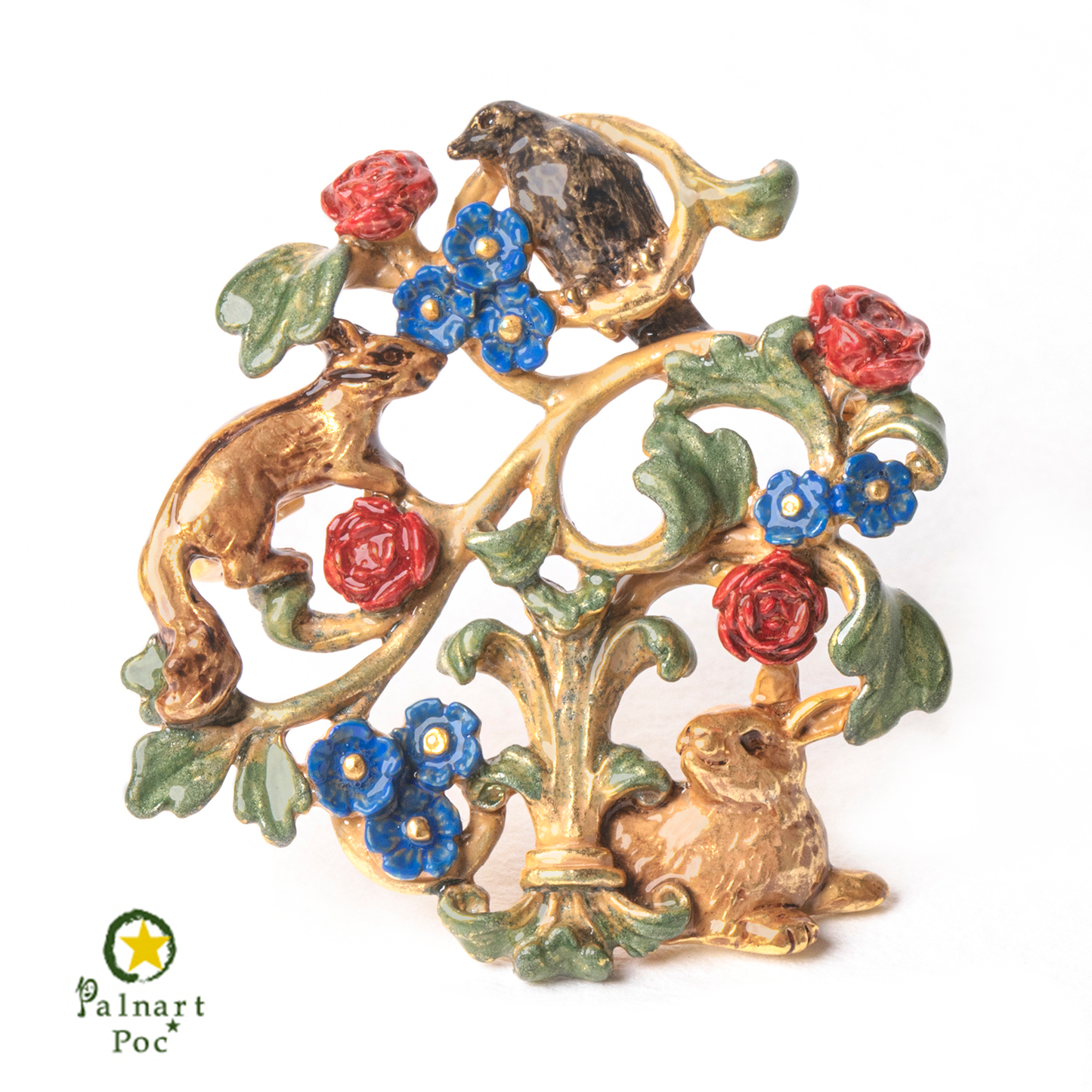 【Palnart Poc】ブローチ「ロマネスク / Romanesque」