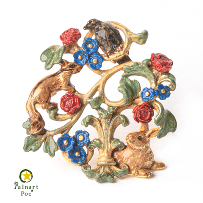 【Palnart Poc】ブローチ「ロマネスク / Romanesque」