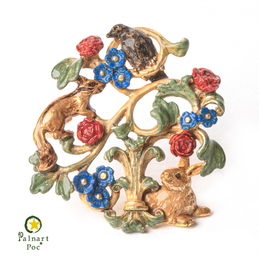 【Palnart Poc】ブローチ「ロマネスク / Romanesque」