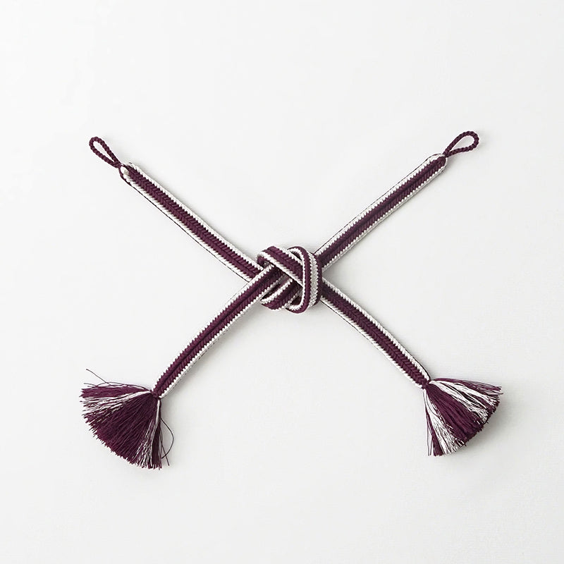 【Kimono-Factory-nono】女性用 正絹羽織紐 冠組 -Shine-