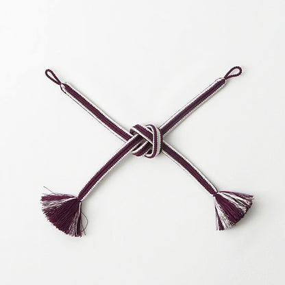 【Kimono-Factory-nono】女性用 正絹羽織紐 冠組 -Shine-