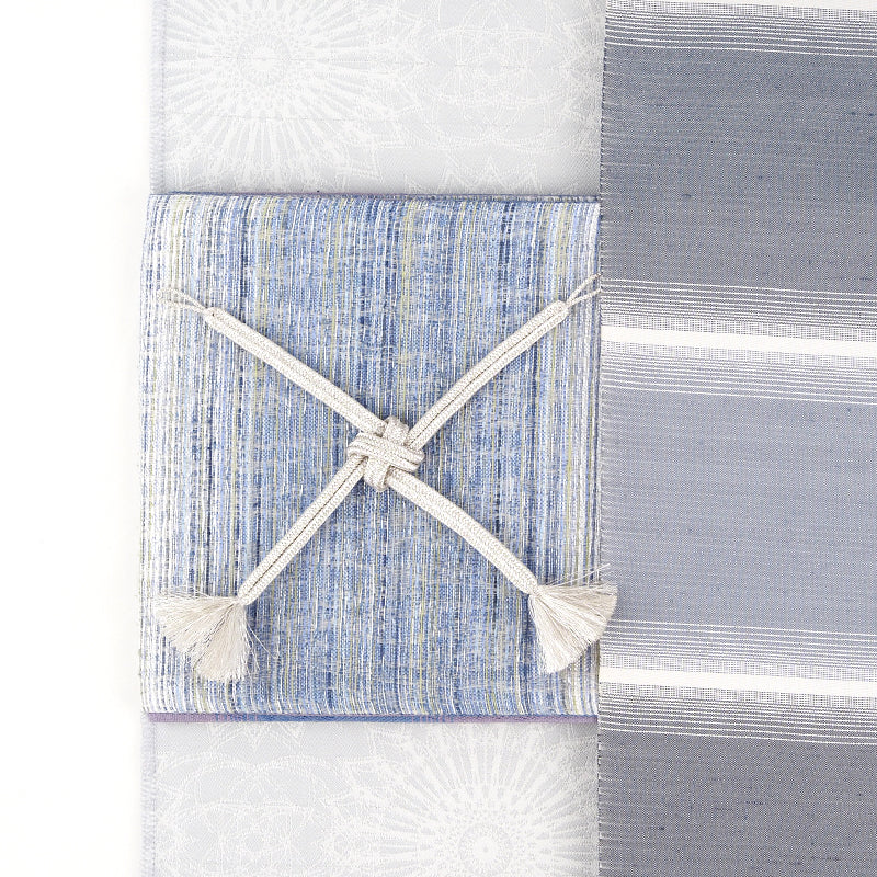 【Kimono-Factory-nono】女性用 正絹羽織紐 冠組 -Shine-