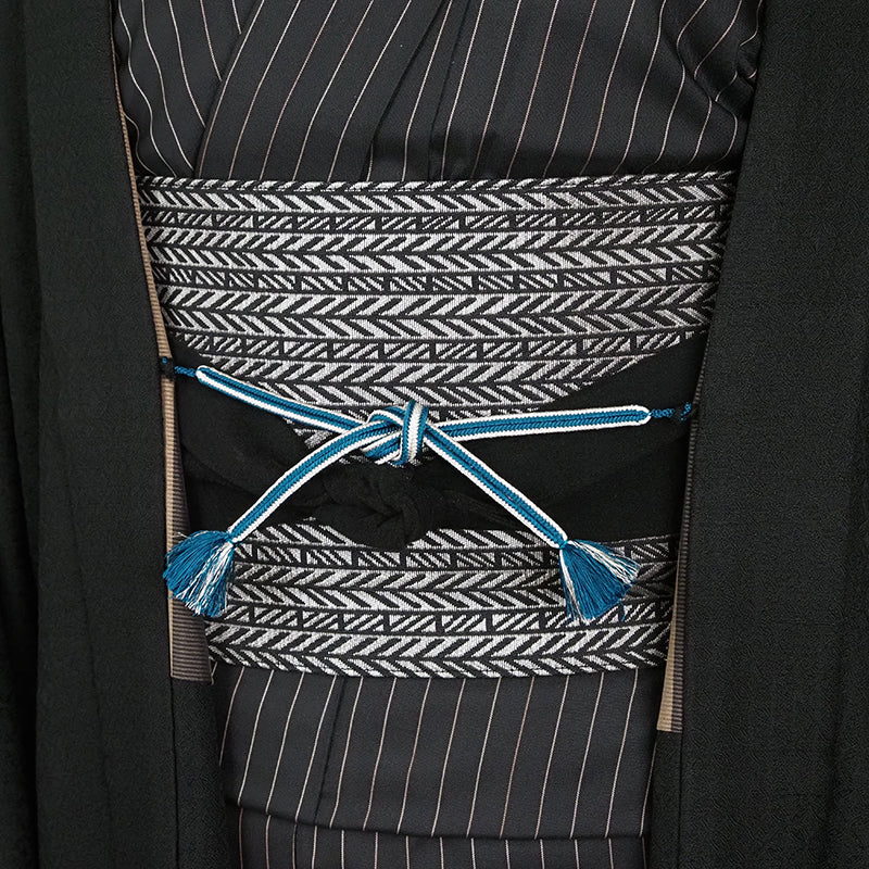 【Kimono-Factory-nono】女性用 正絹羽織紐 冠組 -Shine-