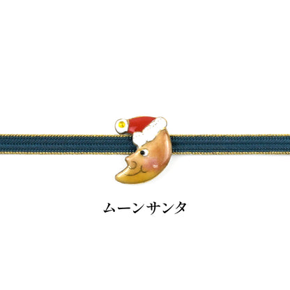 【七宝焼】帯留め クリスマスシリーズ