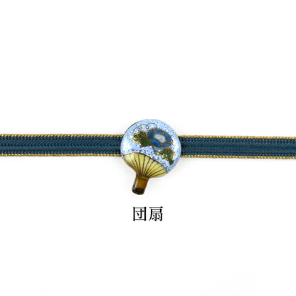 【七宝焼】帯留め　四季暦　シリーズ3