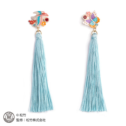 【松竹】寿曽我対面ピアス -Taimen- #歌舞伎