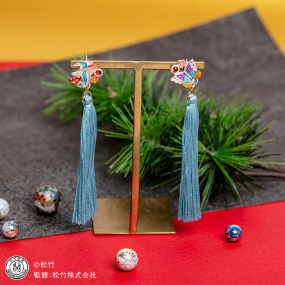 【松竹】寿曽我対面ピアス -Taimen- #歌舞伎