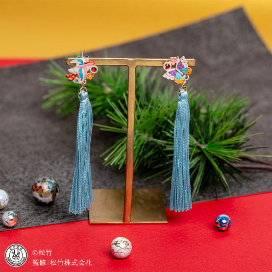 【松竹】寿曽我対面ピアス -Taimen- #歌舞伎