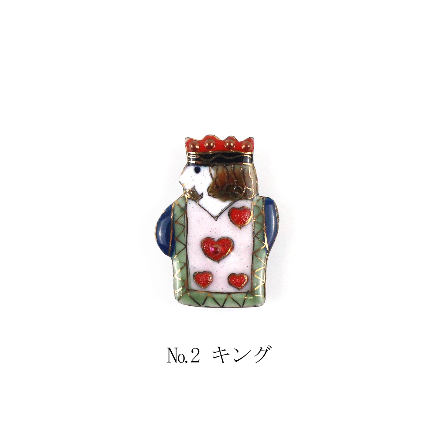 【七宝焼】帯留め -不思議の国のアリス- No.1～No.4