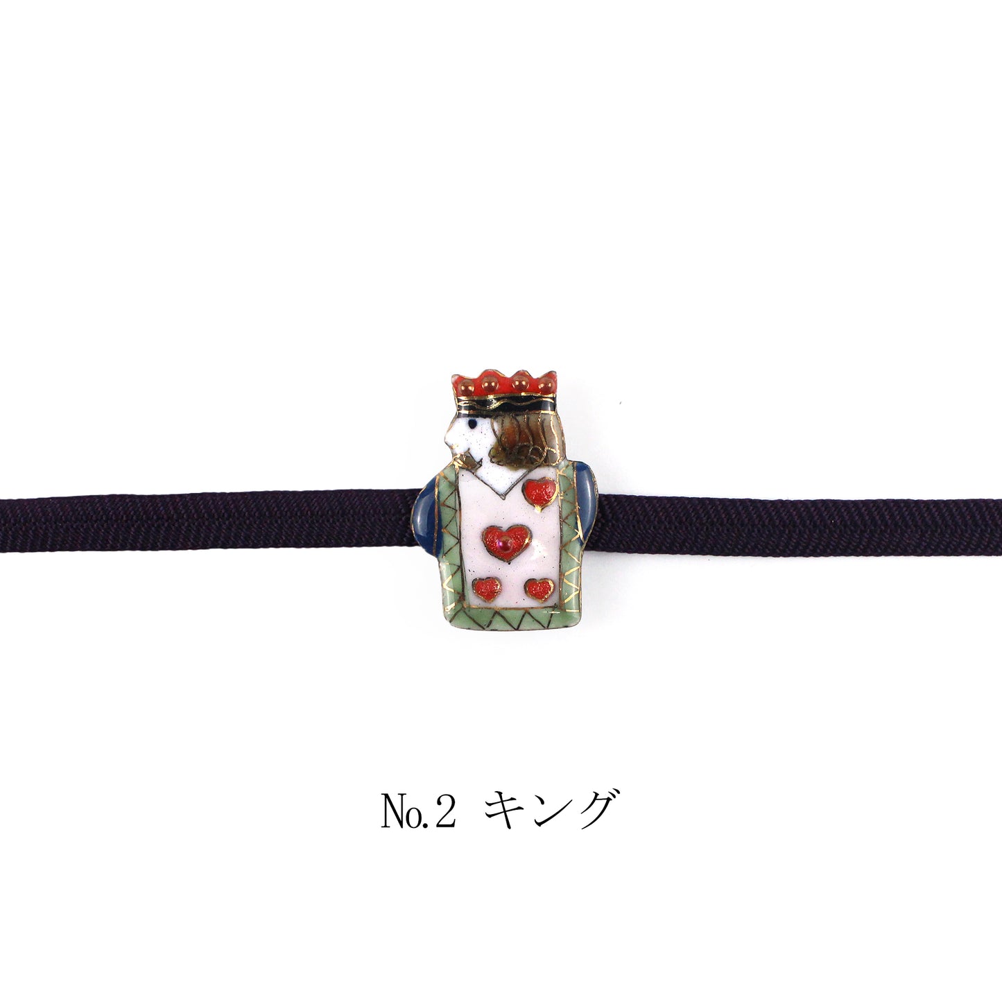 【七宝焼】帯留め -不思議の国のアリス- No.1～No.4