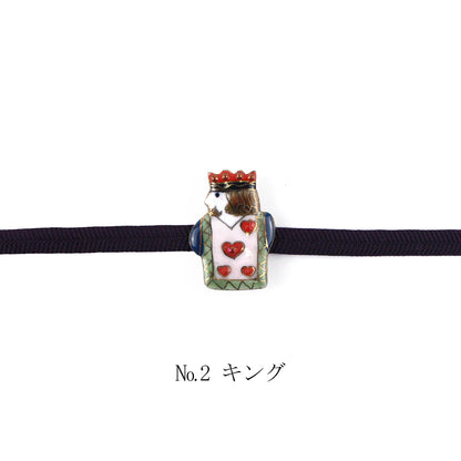 【七宝焼】帯留め -不思議の国のアリス- No.1～No.4