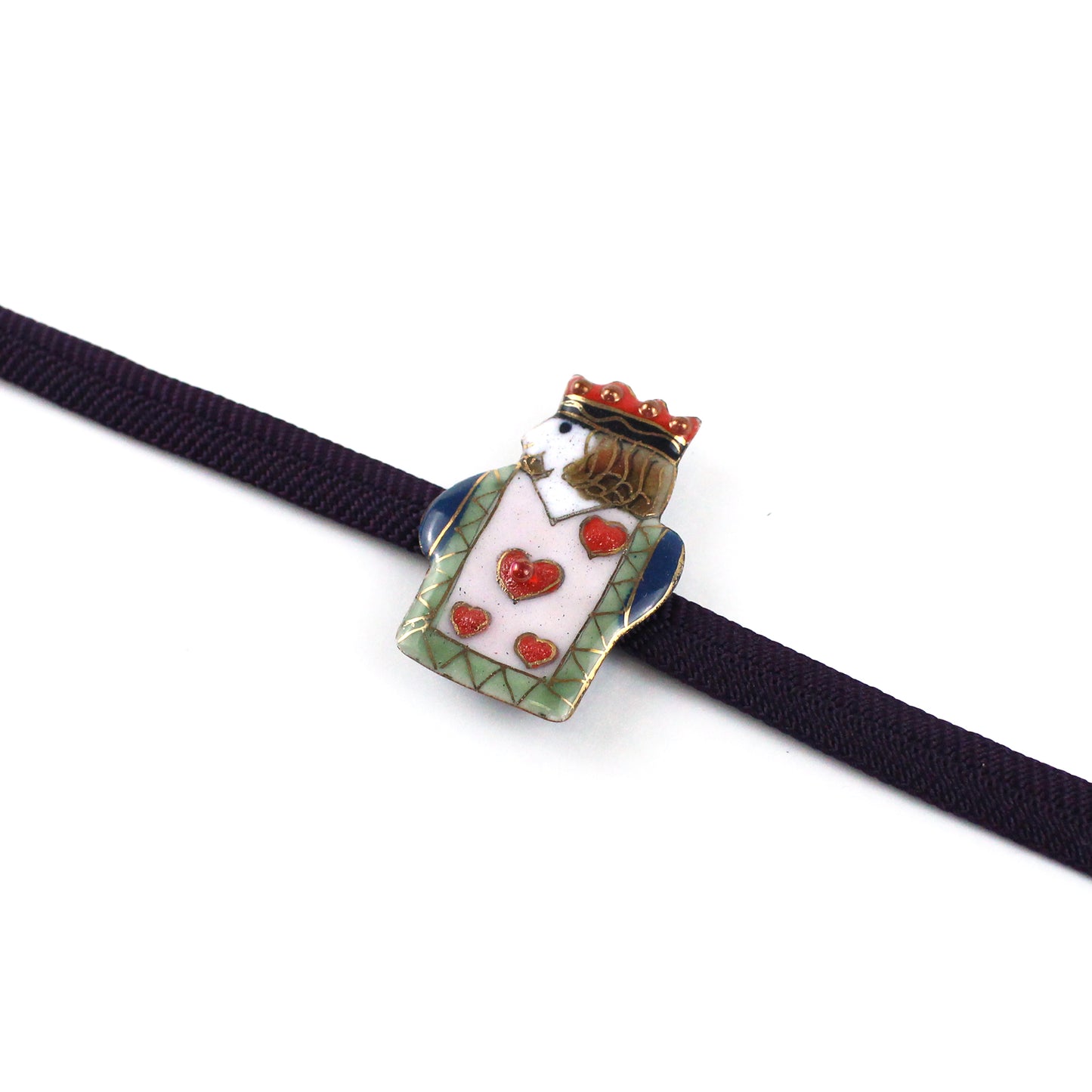 【七宝焼】帯留め -不思議の国のアリス- No.1～No.4