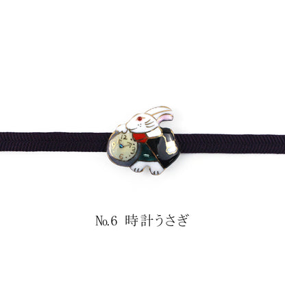 【七宝焼】帯留め -不思議の国のアリス- No.5～No.8