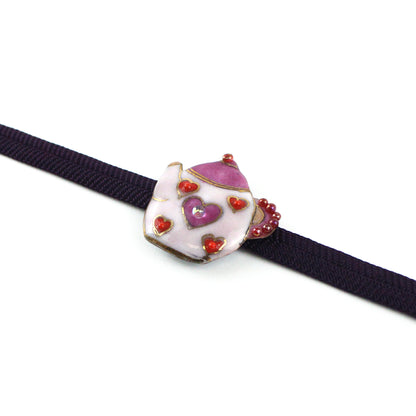 【七宝焼】帯留め -不思議の国のアリス- No.5～No.8