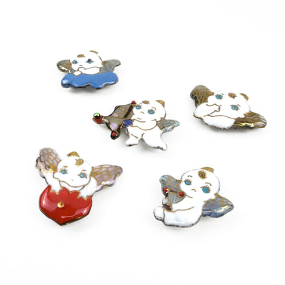 【七宝焼】帯留め -天使シリーズ-