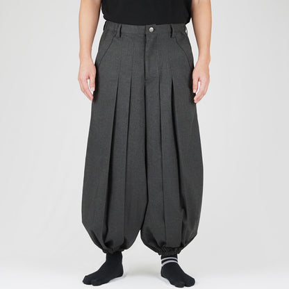 【Kimono-Factory-nono】野袴プリーツパンツ ankle 2カラー×3サイズ