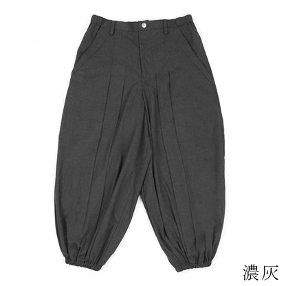 【Kimono-Factory-nono】野袴プリーツパンツ ankle 2カラー×3サイズ