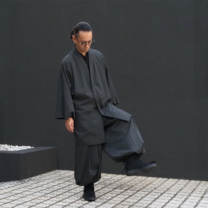 【Kimono-Factory-nono】野袴プリーツパンツ ankle 2カラー×3サイズ