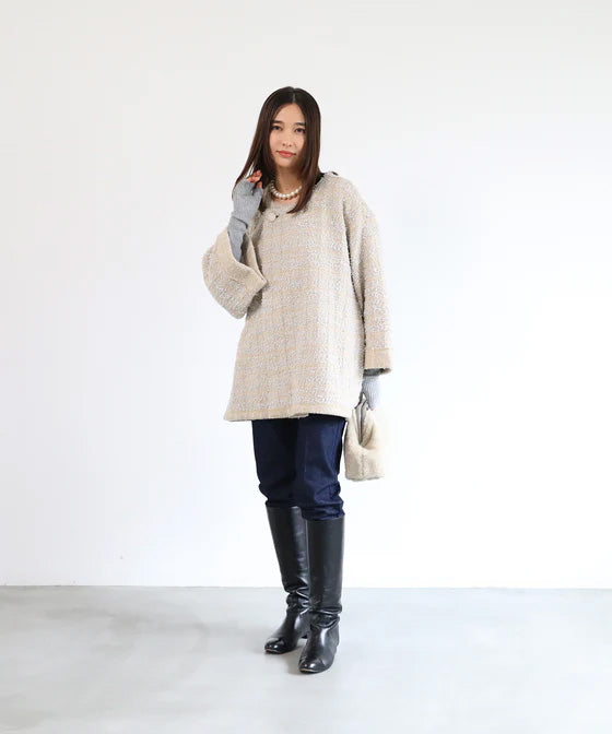 【YOUTOWA】リブ編みアームカバー 5カラー #防寒アイテム #和洋兼用