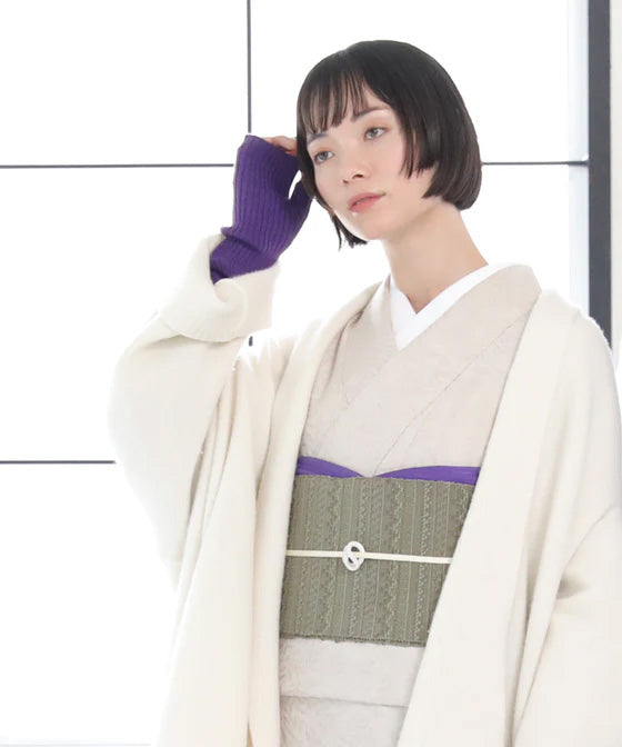 【YOUTOWA】リブ編みアームカバー 5カラー #防寒アイテム #和洋兼用