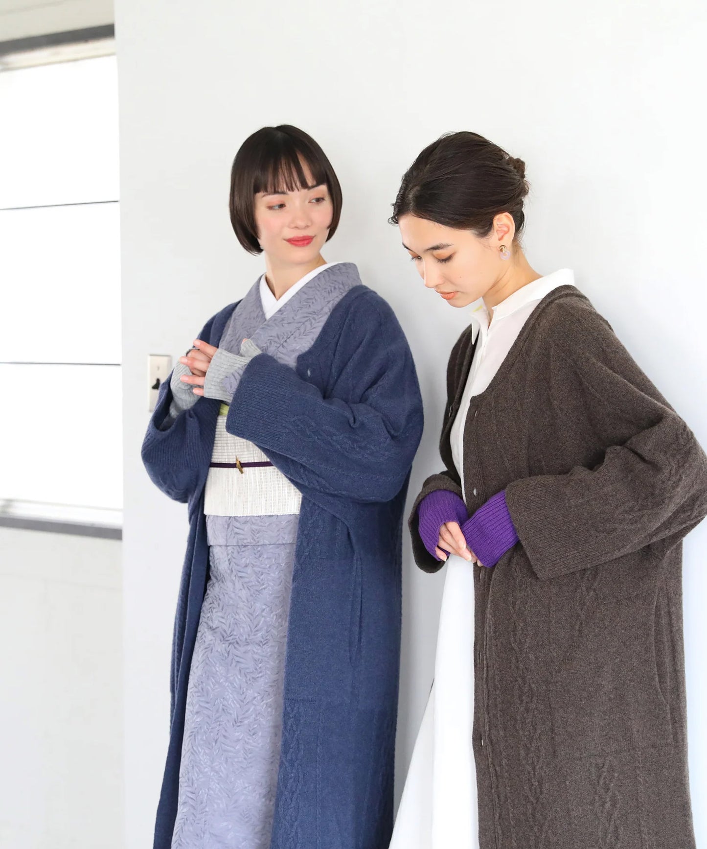 【YOUTOWA】リブ編みアームカバー 5カラー #防寒アイテム #和洋兼用