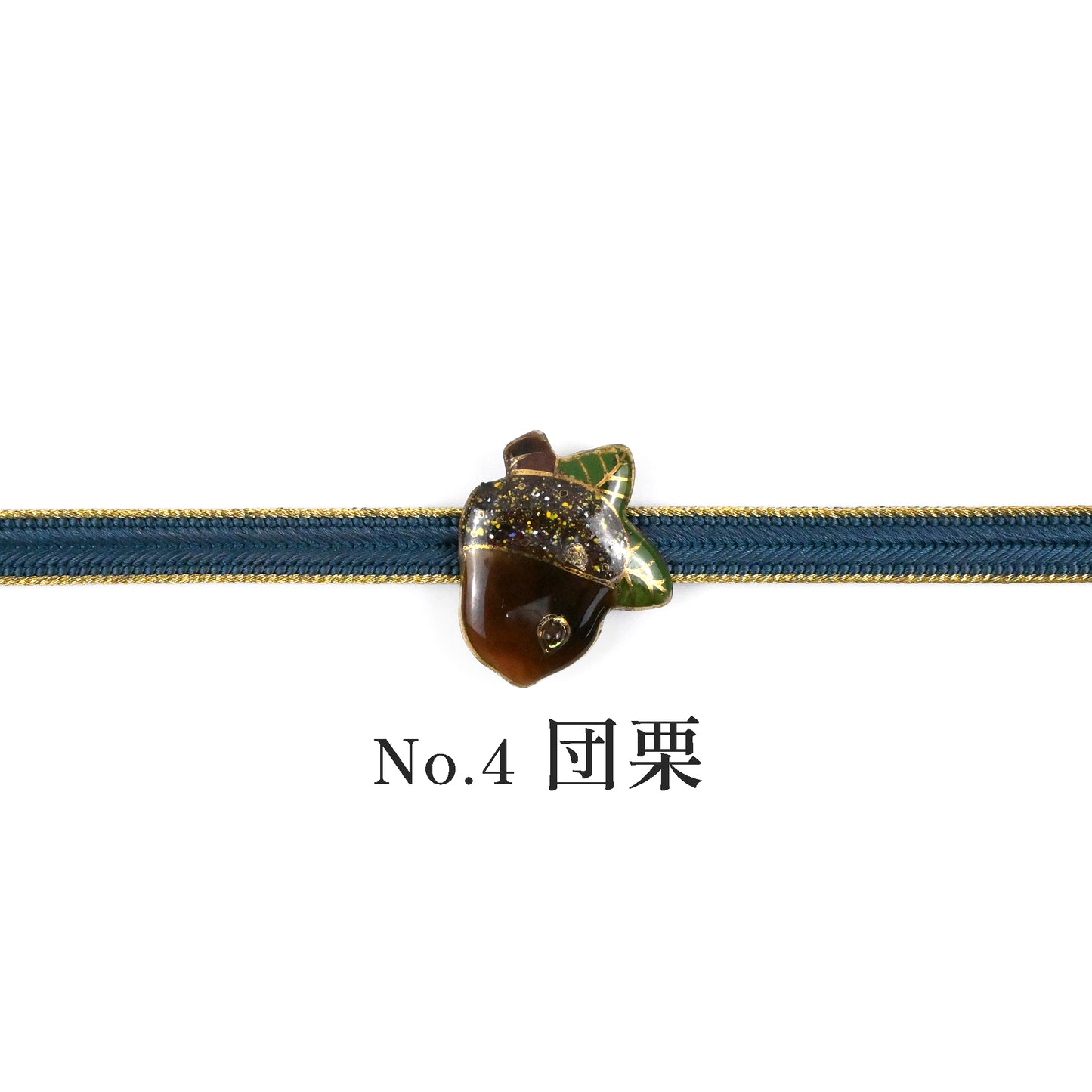 【七宝焼】帯留め　四季暦　秋・冬