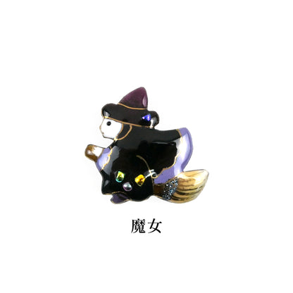 【七宝焼】帯留め　四季暦　シリーズ4