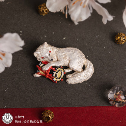 【松竹】義経千本桜ブローチ -The Fox Tadanobu- #歌舞伎