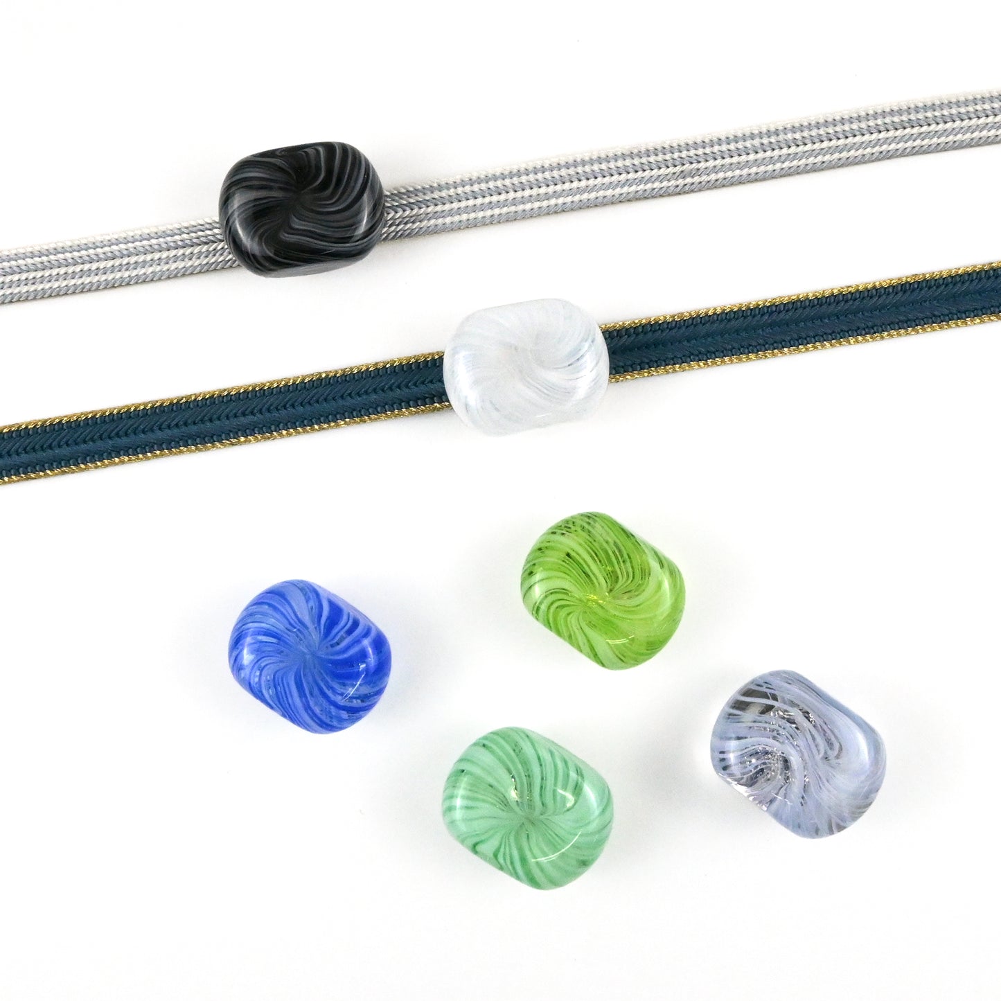 【津軽びいどろ】帯留め