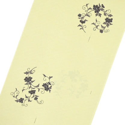 東レシルック 小紋 ～kifkif～「牡丹唐草」 木蘭色 【袷・単衣用】