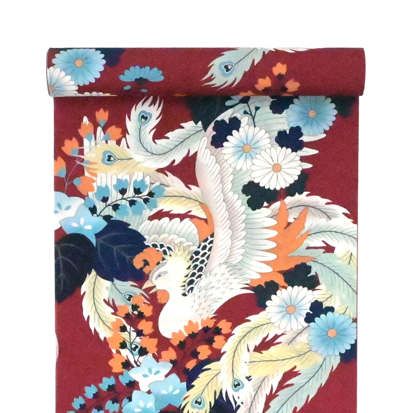 【撫松庵】洗える長襦袢「菊桐鳳凰」