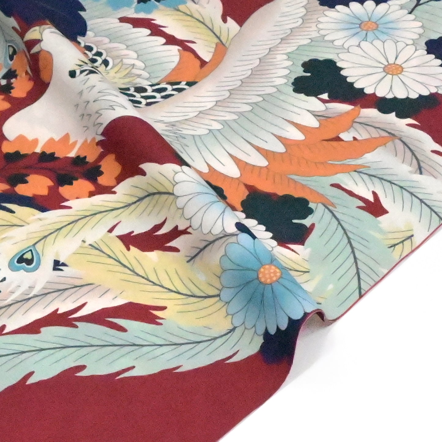 【撫松庵】洗える長襦袢「菊桐鳳凰」