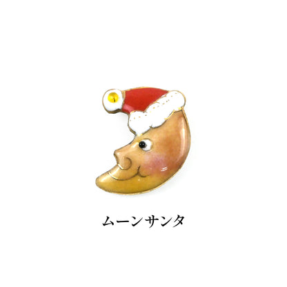 【七宝焼】帯留め クリスマスシリーズ
