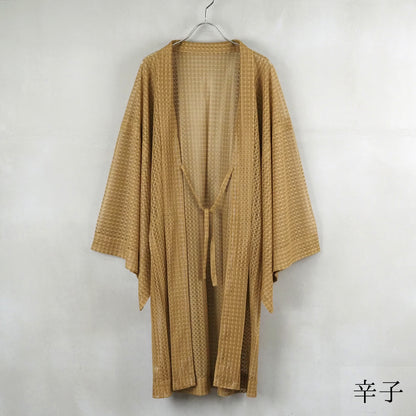 【Kimono-Factory-nono】男物薄羽織 Chess #紳士/メンズ