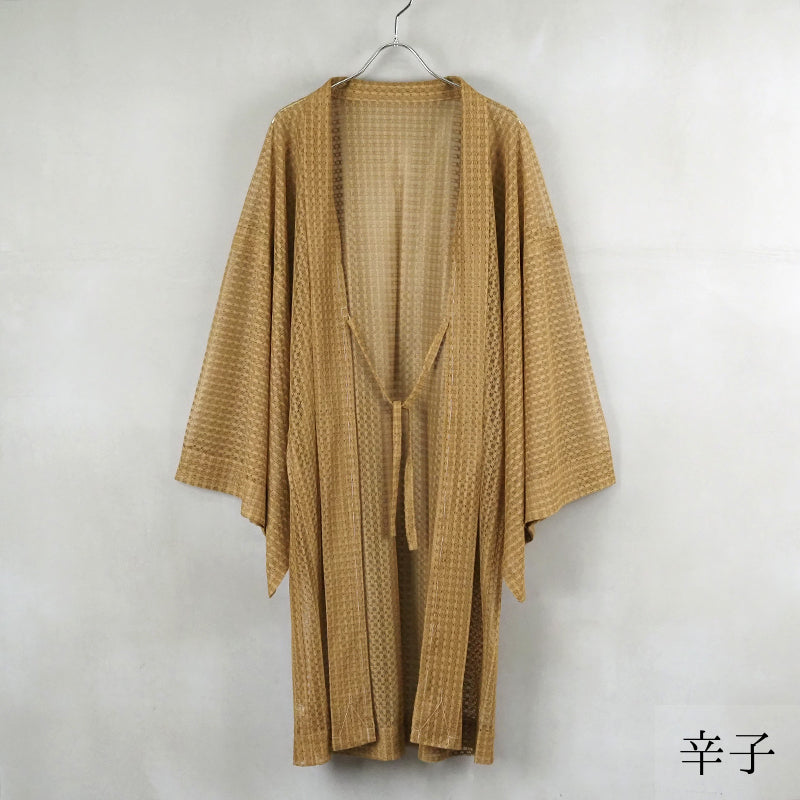 【Kimono-Factory-nono】男物薄羽織 Chess #紳士/メンズ