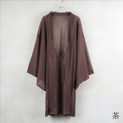 【Kimono-Factory-nono】男物薄羽織 Chess #紳士/メンズ