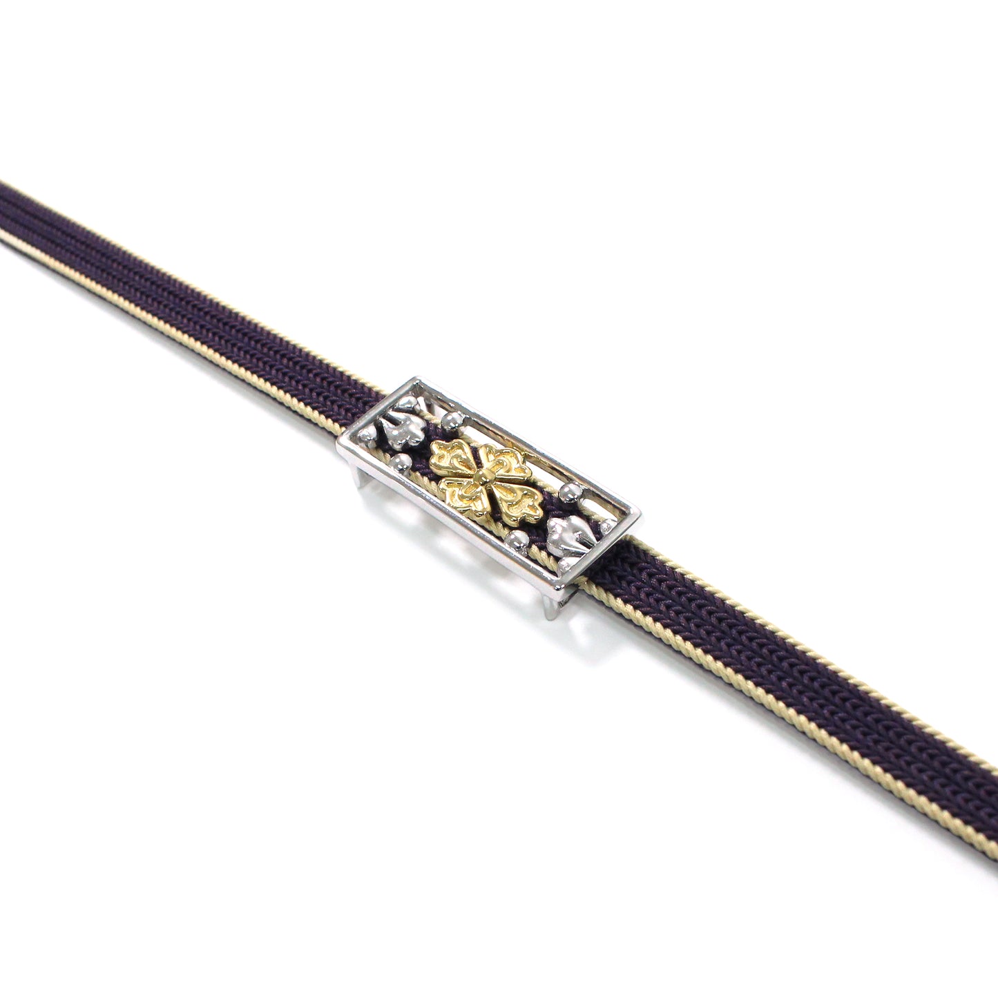 真鍮製帯留め -combi-