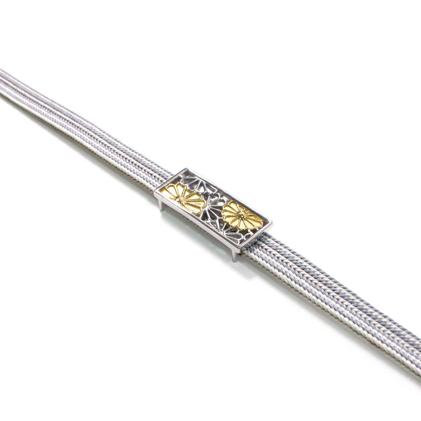 真鍮製帯留め -combi-