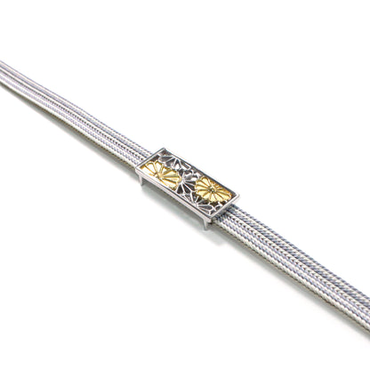 真鍮製帯留め -combi-