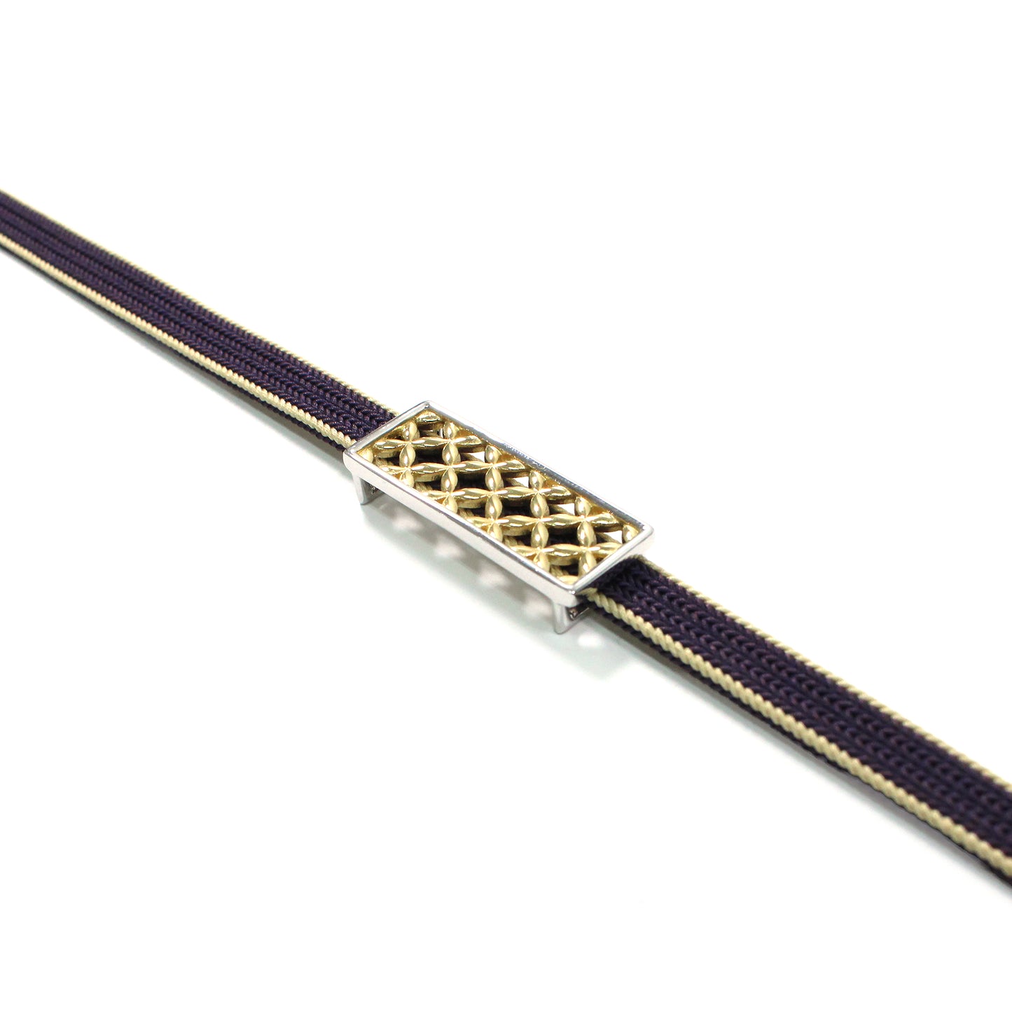 真鍮製帯留め -combi-