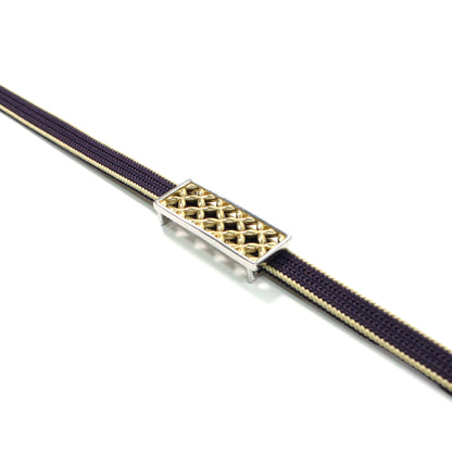 真鍮製帯留め -combi-